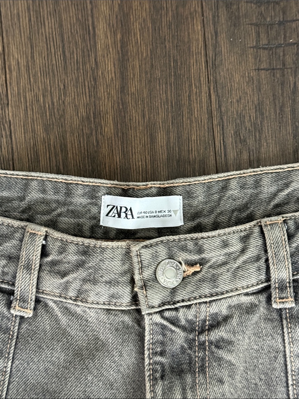 Zara Wide Leg Jeans US 8 - Picture 5 of 7